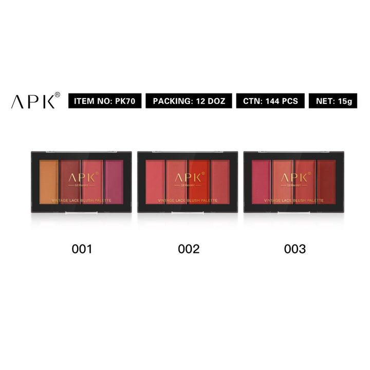 APK Vintage Lace Blush Palette