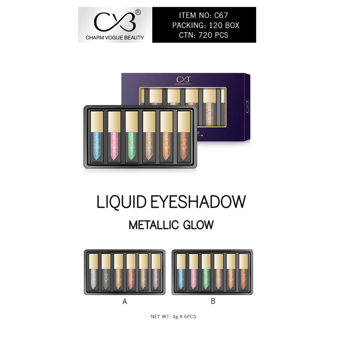 CVB Metallic Liquid Eyeshadow Set