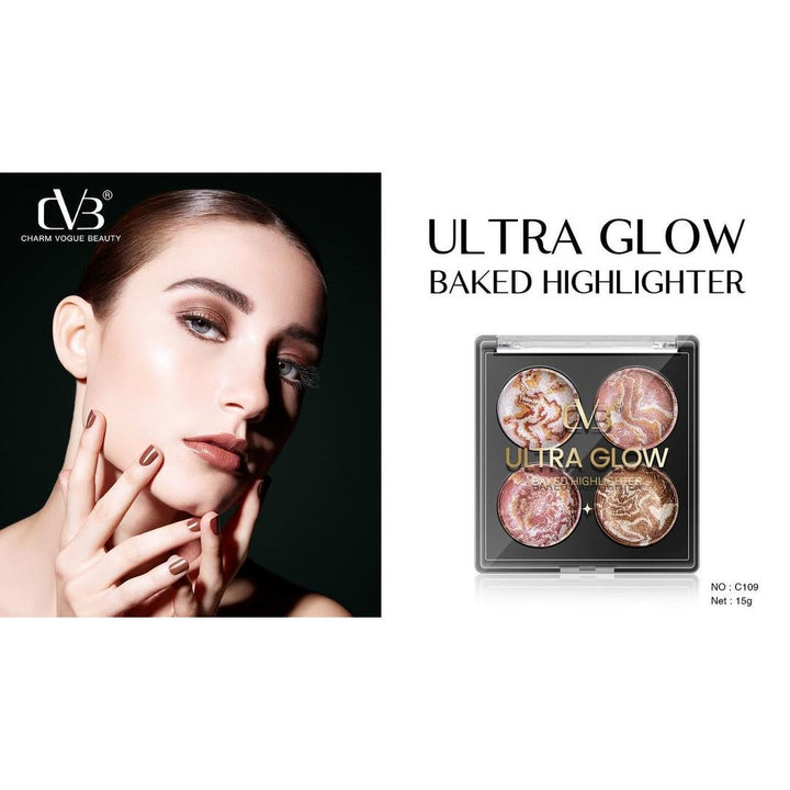 CVB Ultra Glow Baked Highlighter Palette