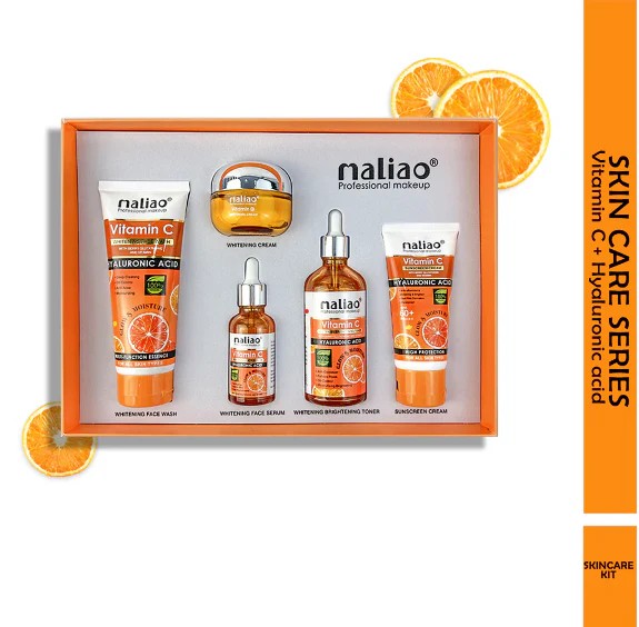Maliao Vitamin C Whitening Skincare Series (5 PCs Set)